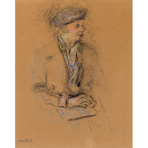 A Woman Wearing a Beret